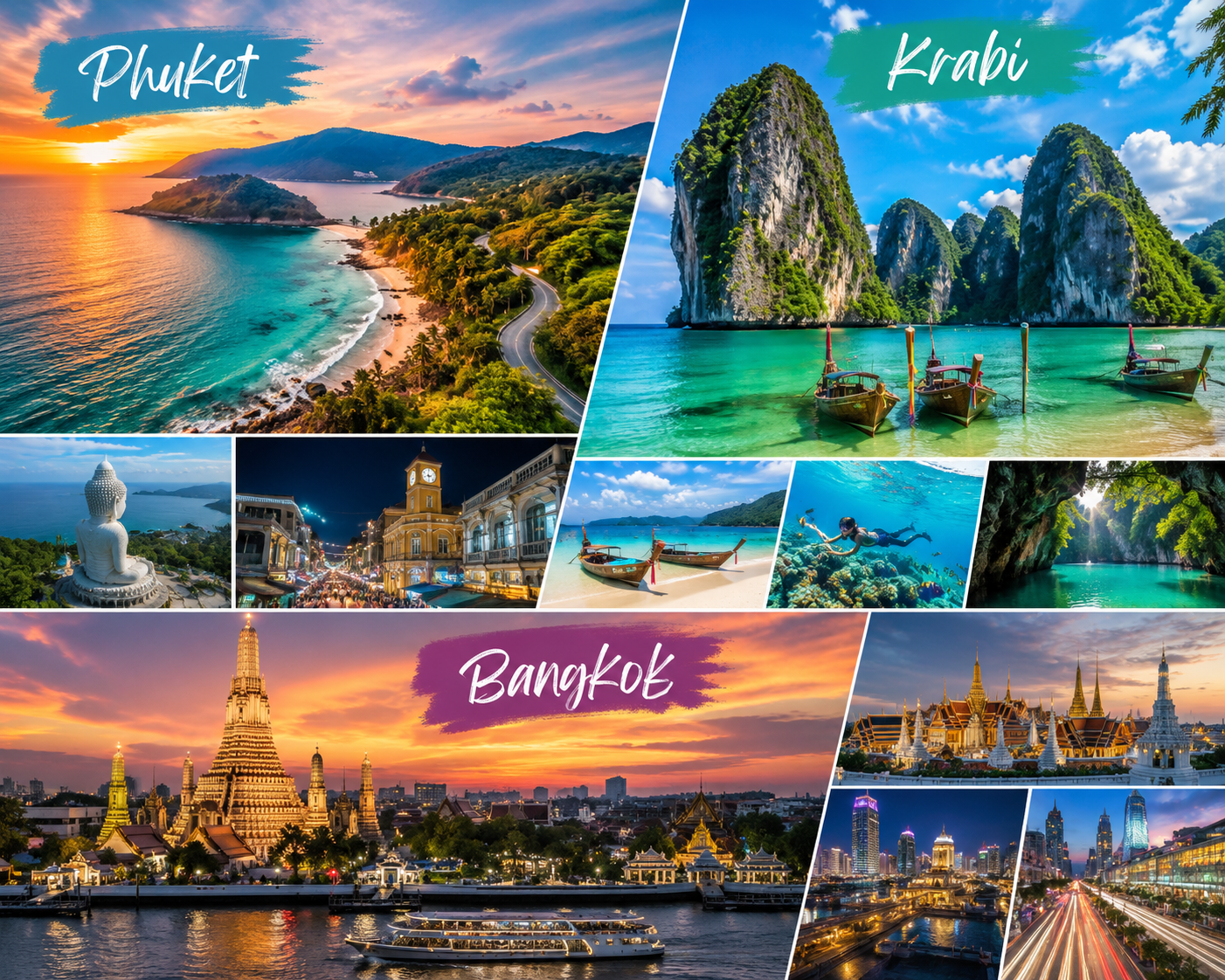 Bangkok-Phuket-Krabi Gateway